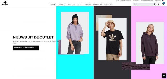 adidas outlet pagina