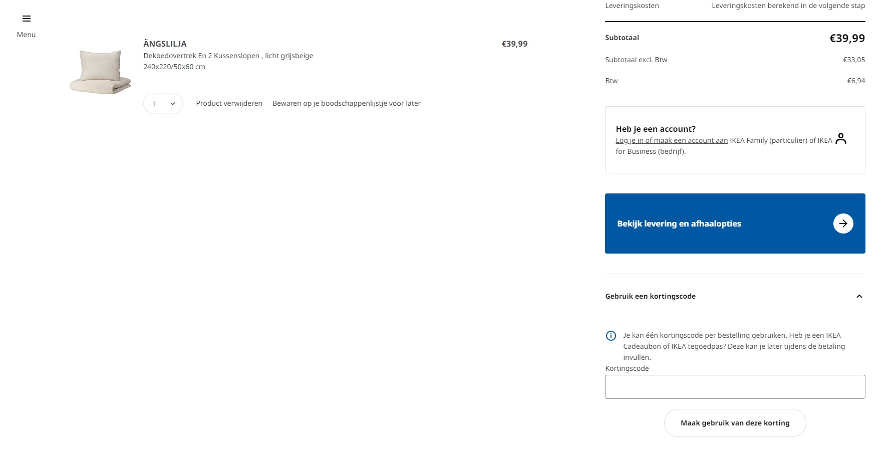 zoon terras Kano IKEA kortingscode: € 4625 korting (België) in mei 2023