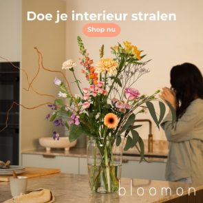 Code: 15% korting op je aankopen bij Bloomon