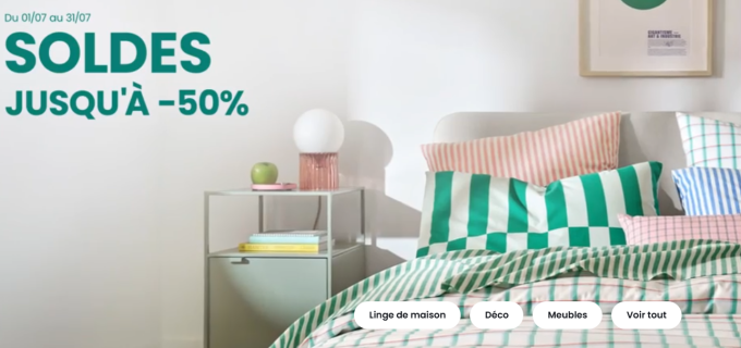 Soldes d'été chez La Redoute : jusqu'à -50% + 10% supplémentaires avec le code promo SALE