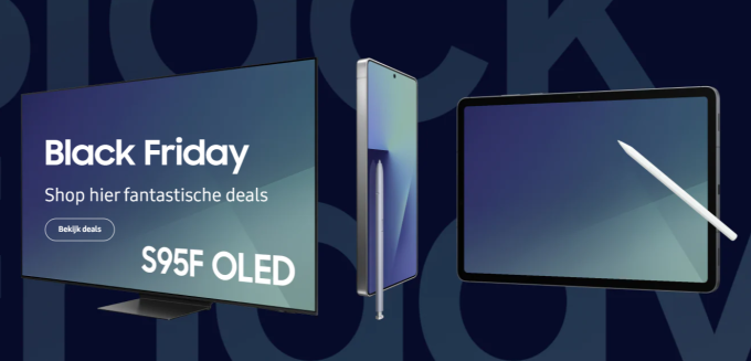 Samsung Black Friday 2025: de beste deals op smartphones, TV's en monitoren
