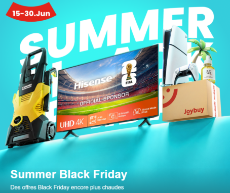 Joybuy lance son Summer Black Friday : jusqu'à 50 % de réduction sur des milliers de produits