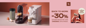 Nespresso: - 30% op een selectie van Original machines